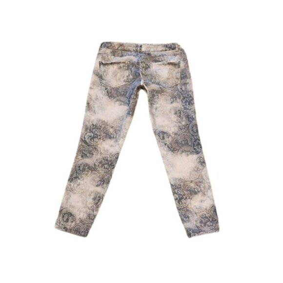 MNG Mango Festival Bohemian Casual Paisley Skinny Jeans - Picture 4 of 6